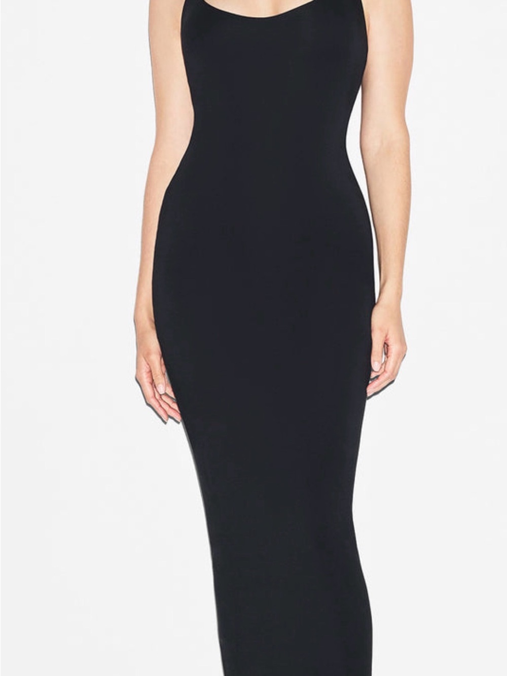 SKIMS smooth layer scoop neck long dress NWT XL $94 on site